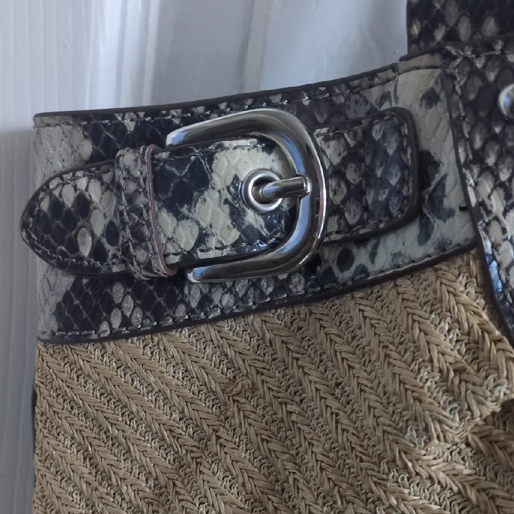 Style & Co‎ Faux Snakeskin Patterned Tote Bag Excellent Condition